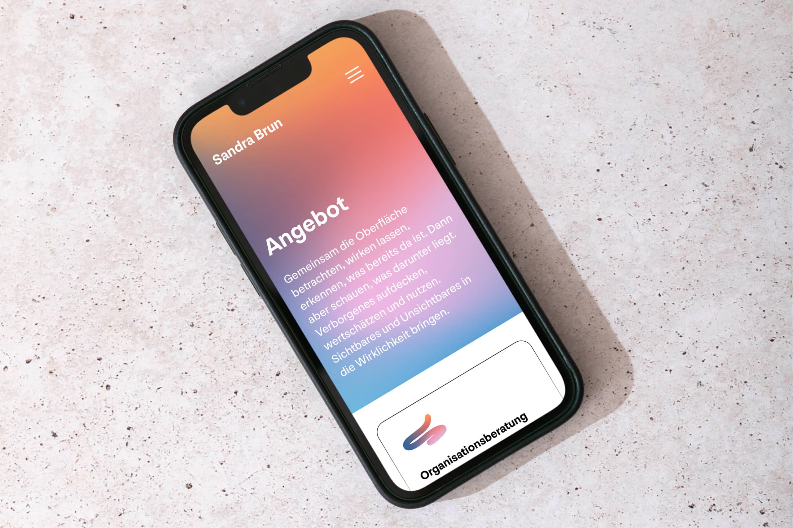 Sandra Brun iphone quer